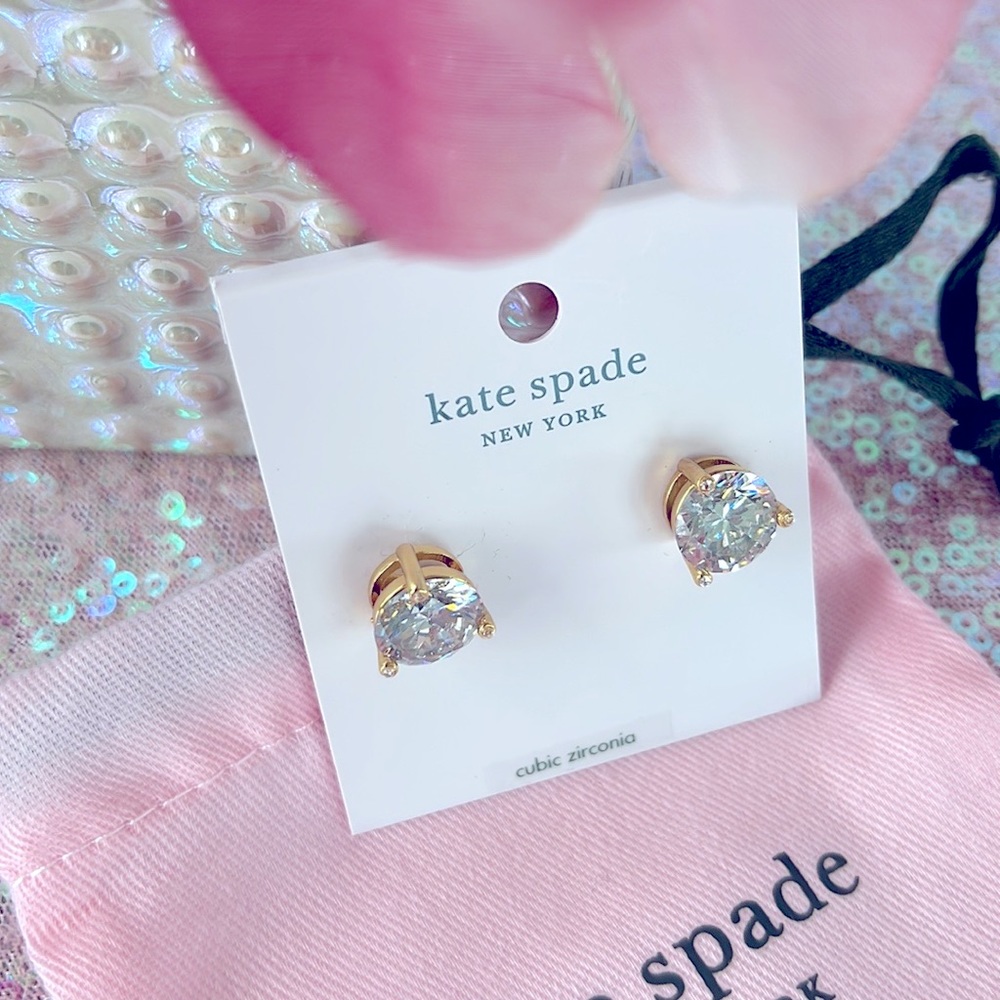 🆕♠️KATE SPADE RISE AND SHINE STUDS - Picture 5 of 8